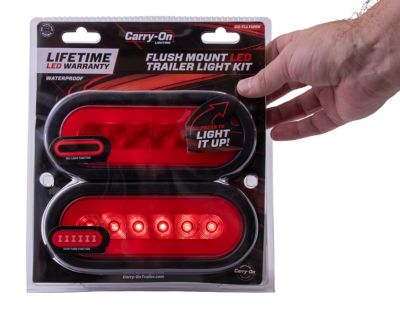 Image showing  LED 6-in Oval Sealed Combination Tail Light Set, CO-TLL112RK