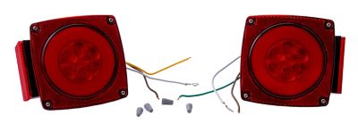 Carry-On Trailer LED Combination Waterproof Tail Light Set, CO-TLL190RK