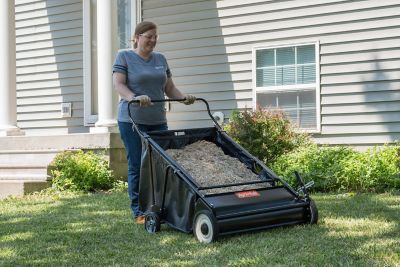 Image showing  Push Lawn Sweeper, 30 in.