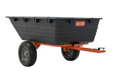 Agri-Fab Tow Behind 18 cu. ft. Poly Swivel/Dump Cart, 1,000 lb. Capacity