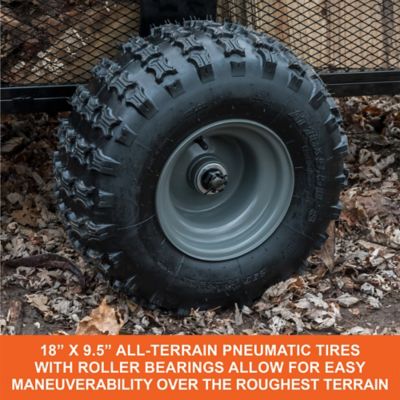 Image showing 8 th Agri-Fab Tow-Behind ATV/UTV Steel Cart, 1,250 lb. Capacity