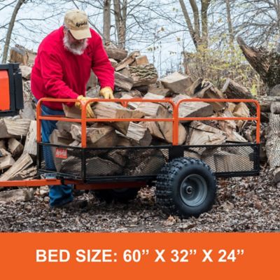 Image showing 9 th Agri-Fab Tow-Behind ATV/UTV Steel Cart, 1,250 lb. Capacity