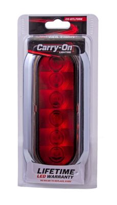 Image showing  LED 6-in Oval Sealed Surface Mount Combination Tail Light, CO-STL73RK