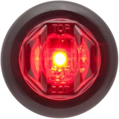 Image showing  Red LED 3/4-in Sealed Marker/Clearance Light, CO-MCL12RK