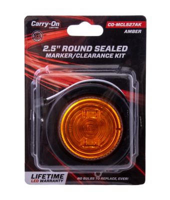 Image showing  LED Amber 2.5 in. Round Sealed Marker/Clearance Light,CO-MCL527AK