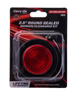 Image showing  LED Red 2.5-in Round Sealed Marker/Clearance Light, CO-MCL527RK