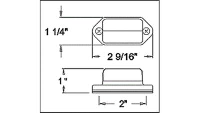 Image showing  Mini License Plate Light, CO-LP31CS