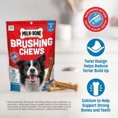 Image showing  Fresh Breath Daily Dental Brushing Chews for Small & Medium Dogs