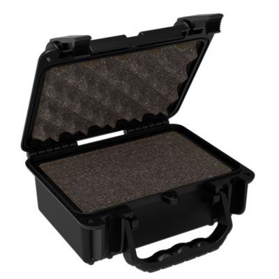 Seahorse Cases 7 in. SE120 Small Protective Case with Foam, Black