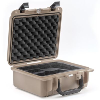 Seahorse Cases SE300 Small Gun Case with Single Pistol Foam, Tan