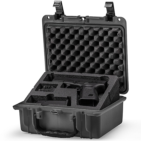 Seahorse Cases SE300 Small Pistol Case with Single Pistol Foam, Gray