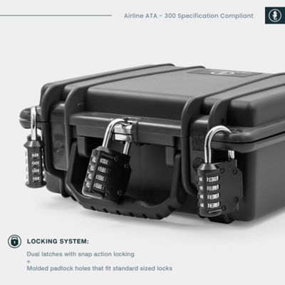Image showing  SE300 Small Pistol Case with Single Pistol Foam, Gray