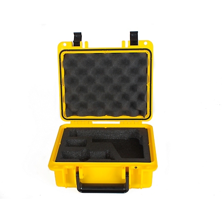 Seahorse Cases SE300 Small Gun Case with Single Pistol Foam, Yellow