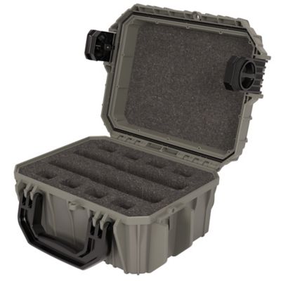 Seahorse Cases 2-Gun Case with Pistol Foam, Gray, Small