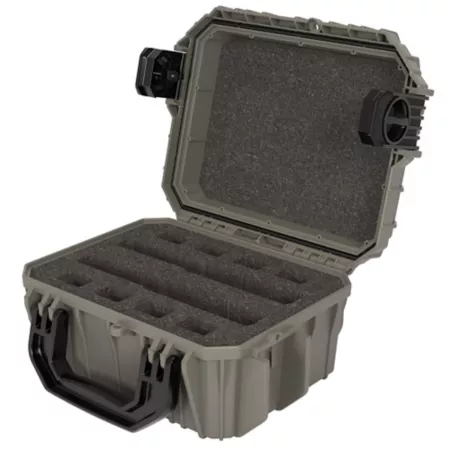 Seahorse Cases 2-Pistol Case with Pistol Foam Gray Small Gun Cases