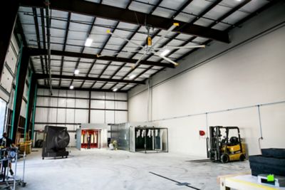 Image showing 6 th Big Ass Fans 64 gal. Cool-Space 500 Variable Speed Indoor/Outdoor Evaporative Cooler, 6,500 sq. ft., 50 in. Fan