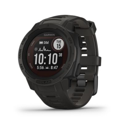 Garmin Instinct Solar GPS Smartwatch, Graphite