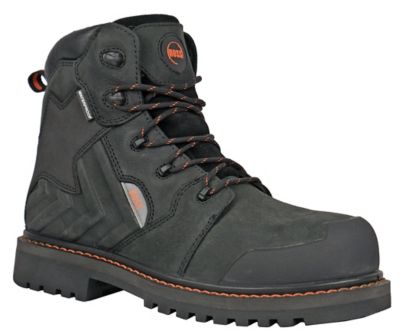 HOSS Boot Company Men's Bronc Work Boots, Composite Toe, Waterproof, Slip Resistant, Puncture Resistant, EH Rated, 6 in.