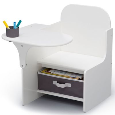 Image showing  My Size Chair Desk, White