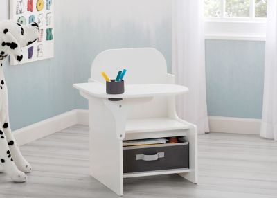 Image showing  My Size Chair Desk, White
