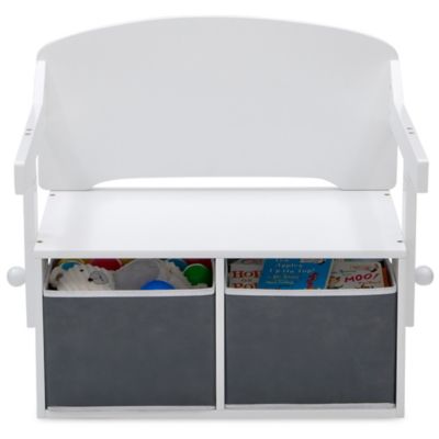 Image showing 5 th Delta MySize Kids' Activity Bench, 26.5 in. x 22.75 in. x 17.25 in., White