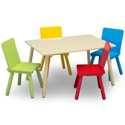 Delta Kids' Table and Chair Set, Natural -  79639388