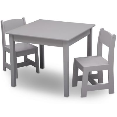 Delta My Size Table and Chair Set, Gray -  79639402