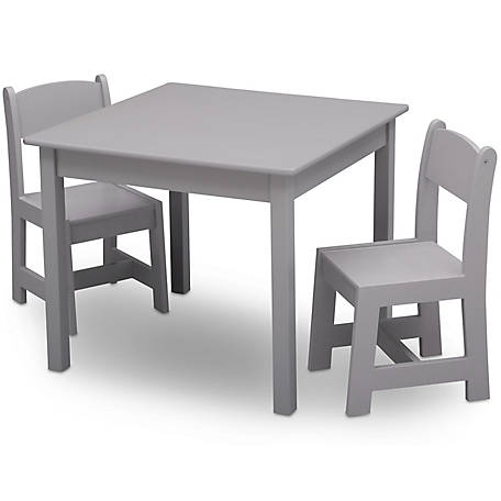 Delta My Size Table and Chair Set, Gray