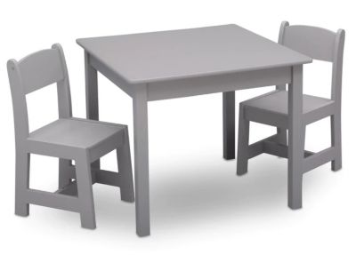 Image showing  My Size Table and Chair Set, Gray