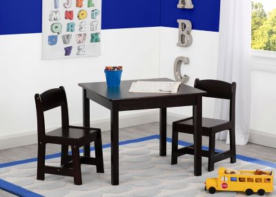 Image showing  My Size Table and Chair Set, Chocolate