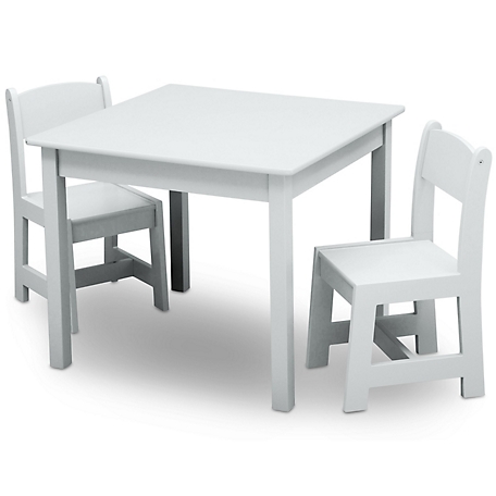 Delta My Size Table and Chair Set, White