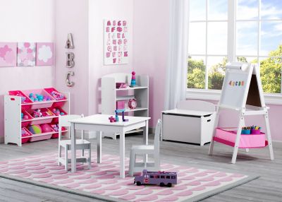Image showing  My Size Table and Chair Set, White