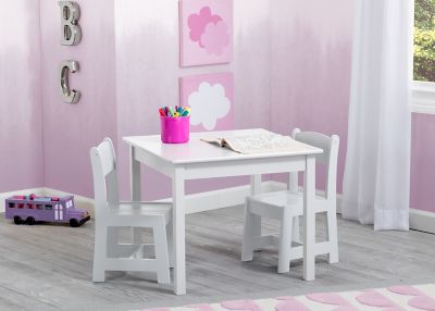 Image showing  My Size Table and Chair Set, White