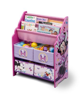 Delta Minnie Mouse Book and Toy Organizer, For Ages 3+