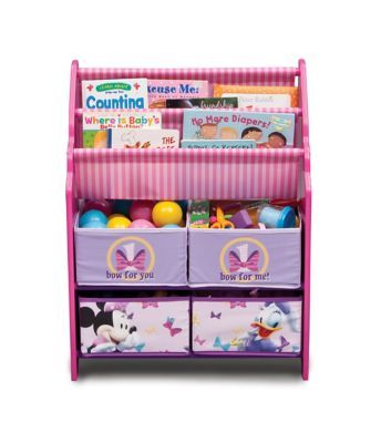 Image showing  Minnie Mouse Book and Toy Organizer, For Ages 3+