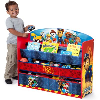Image showing  PAW Patrol Deluxe Book and Toy Organizer