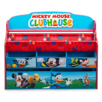 Image showing 3 th Delta Mickey Mouse Deluxe Book and Toy Organizer, 36 in. x 30.5 in. x 10.5 in.