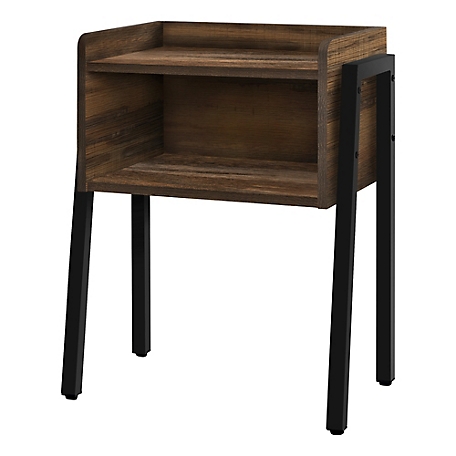 Monarch Specialties Accent Side Table with Open Shelf