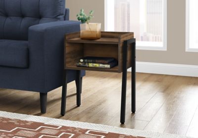 Image showing  Accent Side Table with Open Shelf