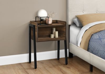Image showing  Accent Side Table with Open Shelf