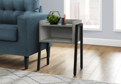 Image showing  Accent Side Table with Open Shelf