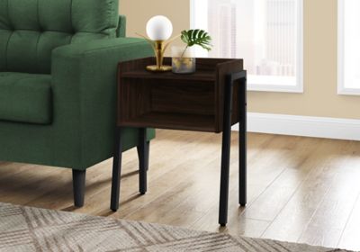 Image showing  Accent Side Table with Open Shelf
