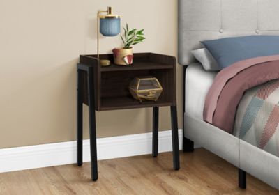 Image showing  Accent Side Table with Open Shelf