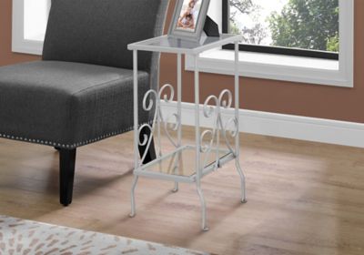 Image showing  Tempered Glass Accent Side Table