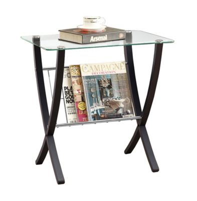 Monarch Specialties Accent Table, Magazine Stand
