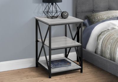 Image showing  Contemporary Side Accent Table with 1 Shelf