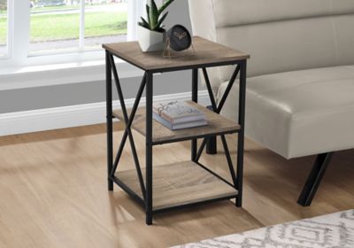Image showing  Contemporary Side Accent Table with 1 Shelf