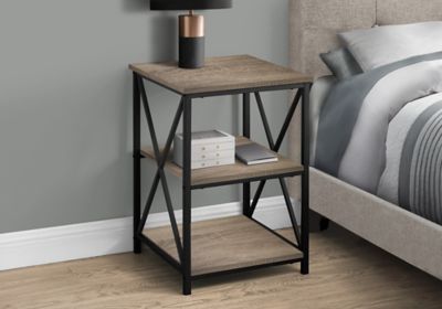 Image showing  Contemporary Side Accent Table with 1 Shelf