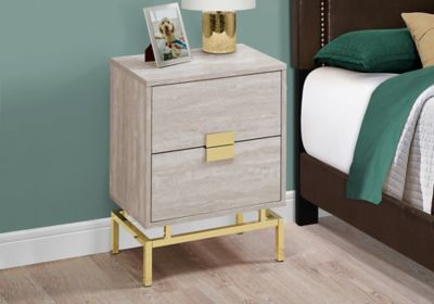 Image showing  Accent Side Table with 2 Storage Drawers