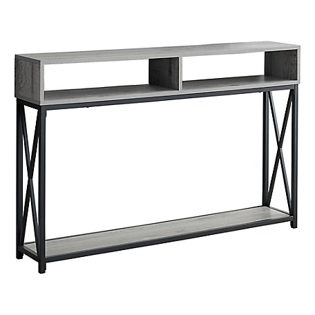 Monarch Specialties Accent Table, Metal Hall Console, 48 in.